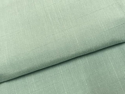 平和屋着物●結城紬　色無地　白藍色　証紙付き　正絹　逸品　AABK1500fy