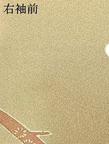 平和屋着物●訪問着　作家物　枝梅文　金彩　正絹　逸品　AABK1504fy