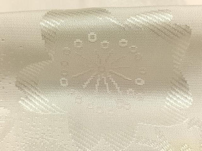 平和屋着物●振袖用長襦袢　無双仕立て　舞桜地紋　暈し染め　半衿刺繍　正絹　逸品　AABK1511fy
