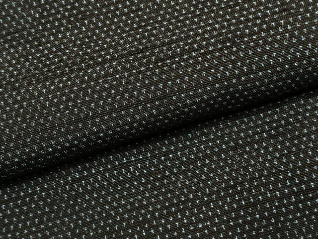 平和屋着物●上質な紬　絣文様　正絹　逸品　AABK1514fy