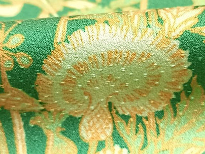 平和屋着物●上質な小紋　草花文　正絹　逸品　AABK1521fy