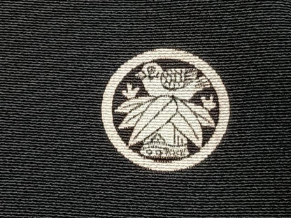 平和屋着物●豪華黒留袖　作家物　人物風景文　金銀彩　正絹　逸品　AABK1527fy
