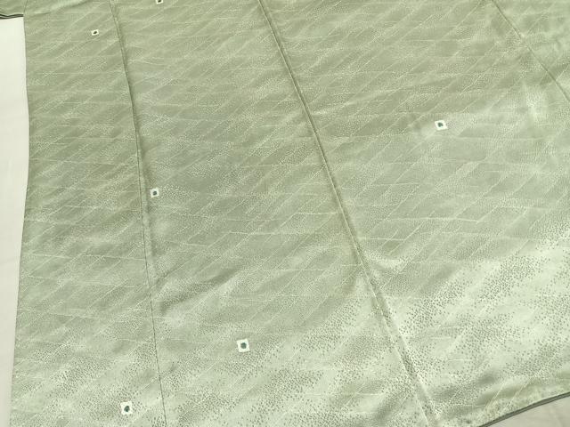 平和屋着物●上質な小紋　抽象文様　正絹　逸品　AABK1528fy
