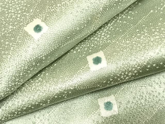 平和屋着物●上質な小紋　抽象文様　正絹　逸品　AABK1528fy