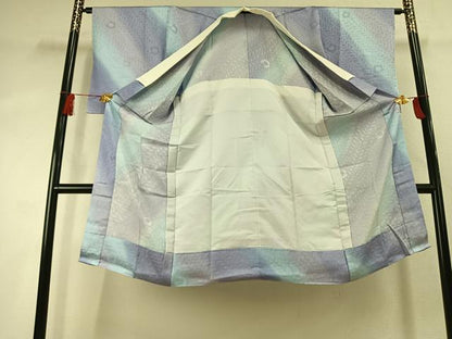 平和屋着物●長襦袢　無双仕立て　辻が花地紋　暈し染め　やまと誂製　正絹　逸品　AABK1544fy