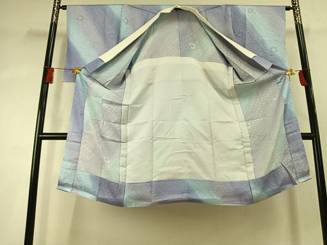 平和屋着物●長襦袢　無双仕立て　辻が花地紋　暈し染め　やまと誂製　正絹　逸品　AABK1544fy