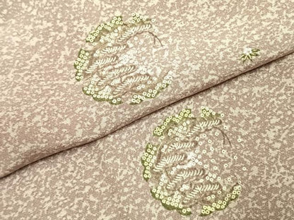 平和屋着物●道中着 松竹梅 正絹 逸品 AABK1554fy