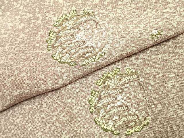 平和屋着物●道中着 松竹梅 正絹 逸品 AABK1554fy
