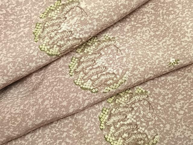 平和屋着物●道中着 松竹梅 正絹 逸品 AABK1554fy