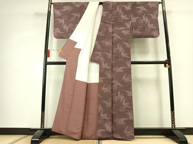平和屋着物●江戸小紋　飛鳥文　正絹　逸品　AABK1560fy