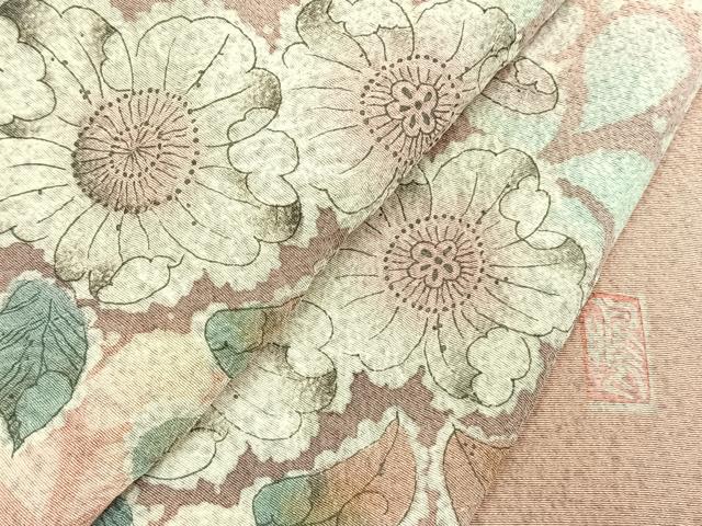 平和屋着物●訪問着　作家物　辻が花　絞り　暈し染め　正絹　逸品　未使用　AABK1565fy