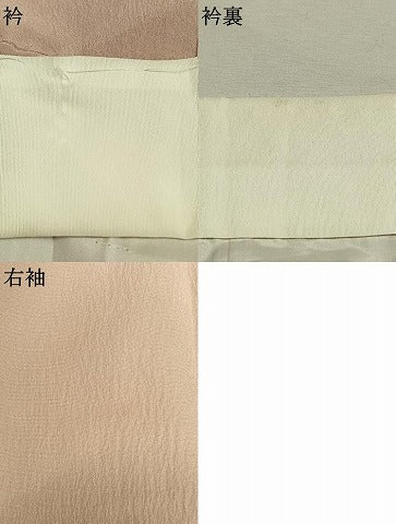平和屋着物●長襦袢　袷　作家物　兎　わらべ唄　正絹　逸品　AABK1576fy