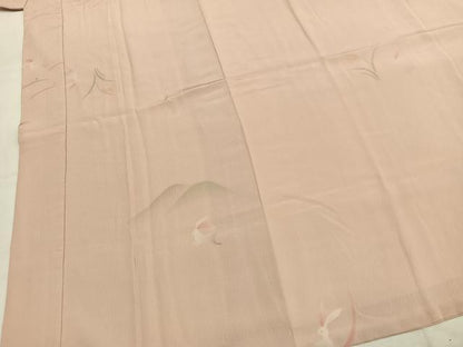 平和屋着物●長襦袢　袷　作家物　兎　わらべ唄　正絹　逸品　AABK1576fy