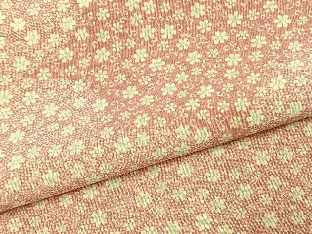 平和屋着物●江戸小紋　訪問着　花唐草文　正絹　逸品　AABK1584fy