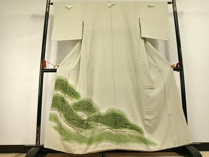 平和屋着物▼豪華色留袖　枝松文　暈し染め　金彩　正絹　逸品　未使用　AABK1587fy