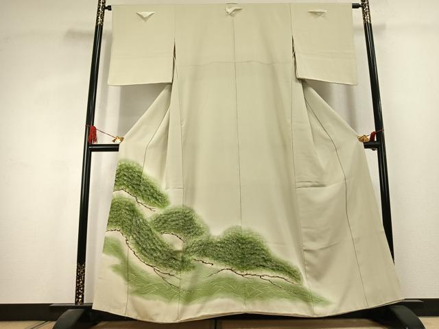 平和屋着物▼豪華色留袖　枝松文　暈し染め　金彩　正絹　逸品　未使用　AABK1587fy
