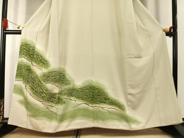平和屋着物▼豪華色留袖　枝松文　暈し染め　金彩　正絹　逸品　未使用　AABK1587fy