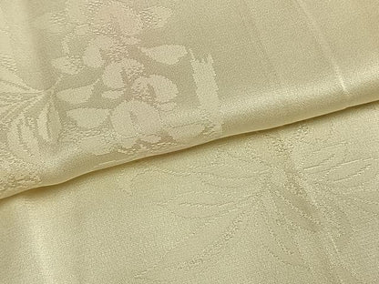 平和屋着物●長襦袢　無双仕立て　草花地紋　暈し染め　正絹　逸品　AABK1593fy
