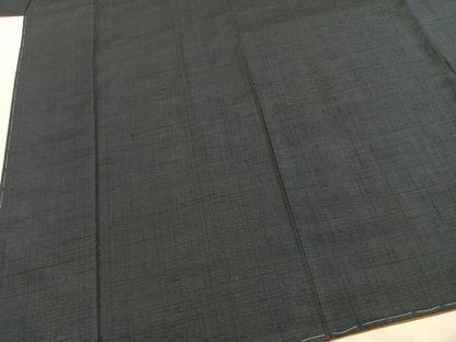 平和屋着物●上質な紬　色無地　褐返色　正絹　逸品　AABK1594fy