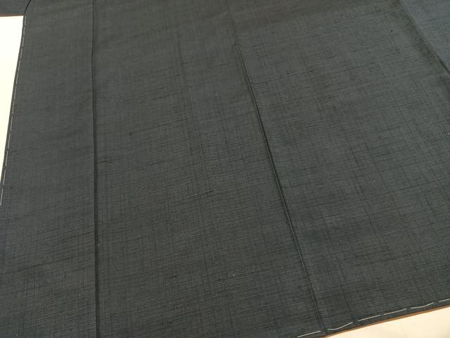 平和屋着物●上質な紬　色無地　褐返色　正絹　逸品　AABK1594fy