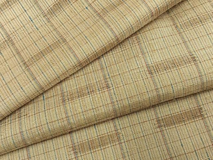 平和屋着物●上質な紬　間道　正絹　逸品　AABK1600fy