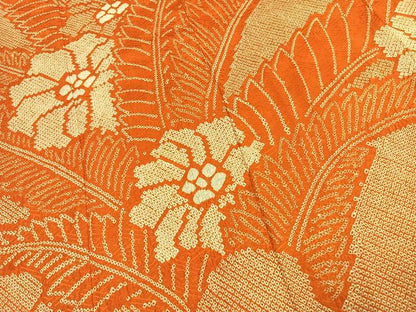 平和屋着物●豪華振袖　総絞り　草花文　正絹　逸品　AABK1611fy