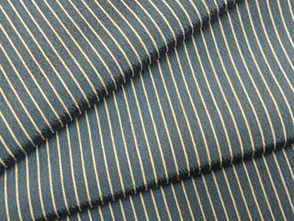 平和屋着物●上質な小紋　縞　正絹　逸品　AABK1616fy