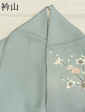 平和屋着物●訪問着　友禅　鴛鴦花文　暈し染め　金彩　正絹　逸品　AABK1632fy