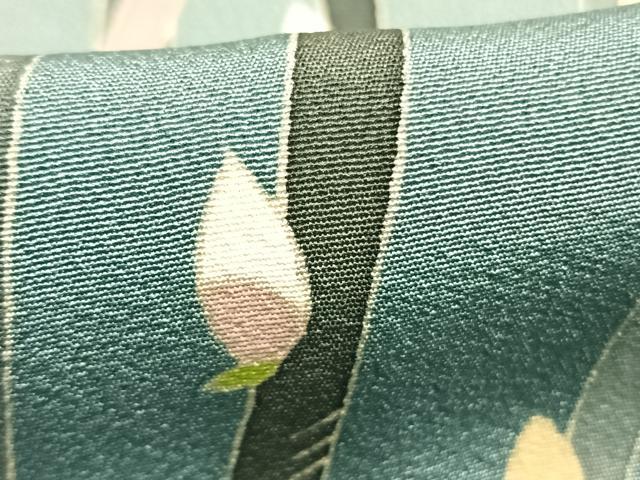 平和屋着物●本加賀友禅作家　瀬野幾久代　訪問着　枝蕾　暈し染め　正絹　逸品　AABK1645fy