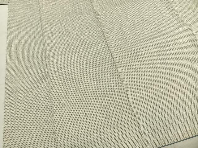 平和屋着物●上質な紬　絣文様　正絹　逸品　AABK1654fy