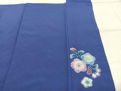 平和屋着物●豪華振袖　絞り　辻が花　暈し染め　金彩　銀通し地　京都きもの友禅扱い　正絹　逸品　AABK1660fy
