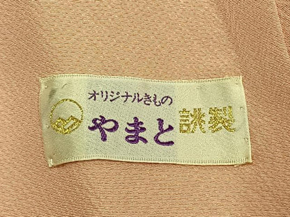 平和屋着物●越後十日町の一流染匠　桐屋・翠山工房　訪問着　絞り　辻が花　暈し染め　やまと誂製　正絹　逸品　AABK1662fy