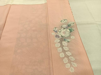 平和屋着物●越後十日町の一流染匠　桐屋・翠山工房　訪問着　絞り　辻が花　暈し染め　やまと誂製　正絹　逸品　AABK1662fy