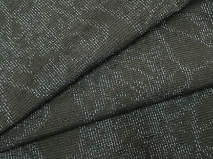平和屋着物●結城紬　色紙重ね花文　正絹　逸品　未使用　AABK1667fy