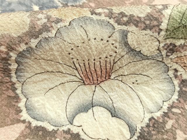平和屋着物●訪問着　作家物　絞り　辻が花　暈し染め　正絹　逸品　AABK1669fy