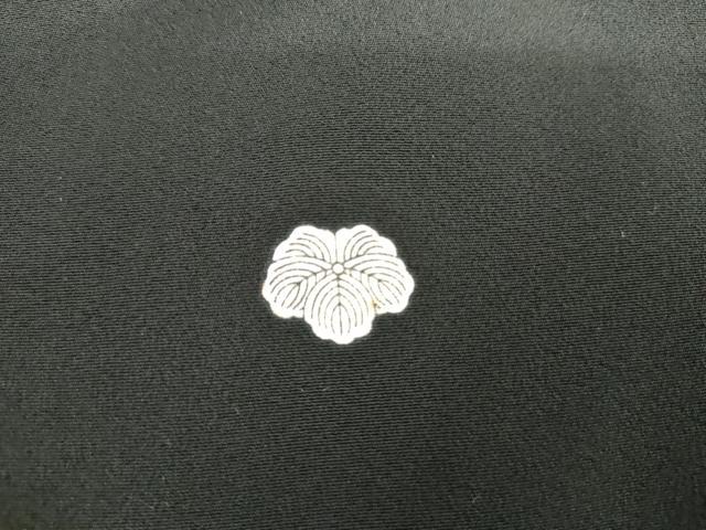 平和屋着物●豪華黒留袖　友禅　作家物　飾花文　正絹　逸品　AABK1683cs