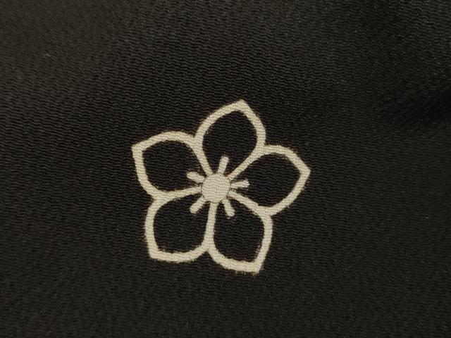 平和屋着物●アンティーク　大正ロマン　黒留袖　両褄　光琳菊　金彩　正絹　逸品　AABK1685cs