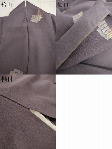 平和屋着物●上質な小紋　源氏香　藤花房　正絹　逸品　AABK1690cs