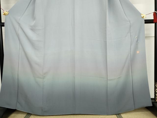 平和屋着物●一蔵コレクション　訪問着　霞文　暈し染め　正絹　逸品　AABK1692cs