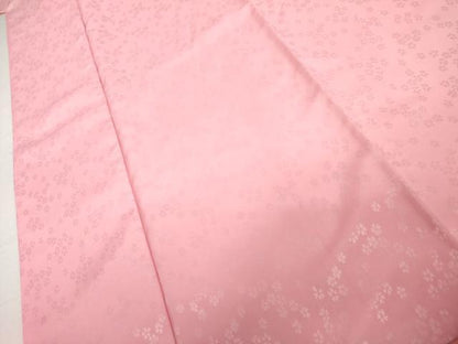 平和屋着物●小振袖　二尺袖　舞桜　金彩　洗える着物　AABK1729cs