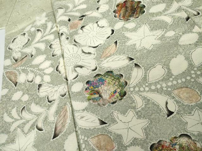 平和屋着物●訪問着　辻が花　暈し染め　正絹　逸品　AABK1750cs