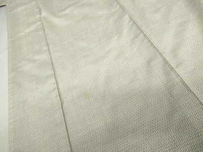 平和屋着物●本場大島紬　白大島　80亀甲　総詰め　正絹　逸品　AABK1756cs