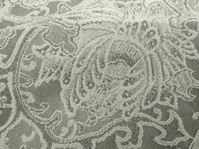 平和屋着物●天目織　お召　鳳凰花唐草文　正絹　逸品　AABK1765cs