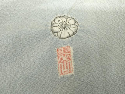平和屋着物●越後十日町の一流染匠　桐屋・翠山工房　訪問着　辻が花　暈し染め　やまと誂製　正絹　逸品　AABK1774cs