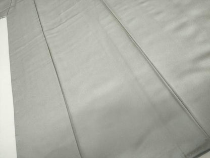 平和屋着物●上質な色無地　灰青色　正絹　逸品　AABK1785cs
