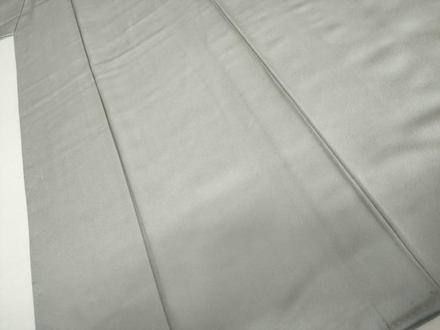 平和屋着物●上質な色無地　灰青色　正絹　逸品　AABK1785cs
