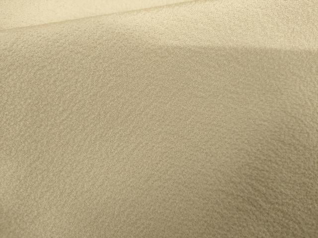 平和屋着物●上質な色無地　砂色　正絹　逸品　AABK1787cs