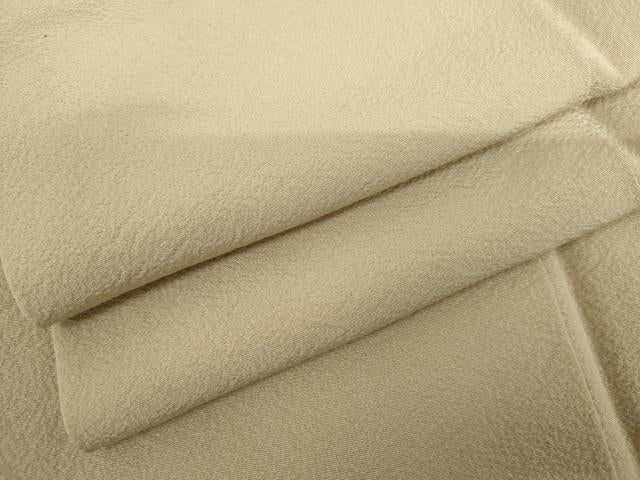 平和屋着物●上質な色無地　砂色　正絹　逸品　AABK1787cs