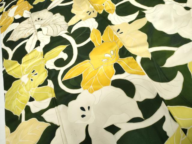 平和屋着物●豪華振袖　花唐草文　正絹　逸品　AABK1789cs