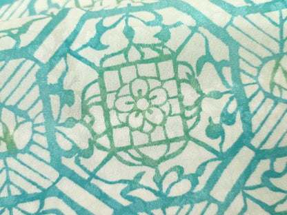 平和屋着物▼長襦袢　無双仕立て　蜀江花文　洗える着物　AABK1796cs